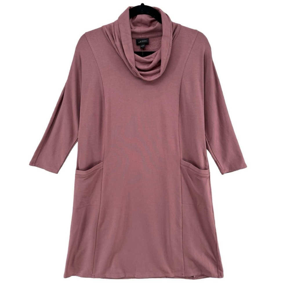 J. Jill Mauve Cowl Neck Dress